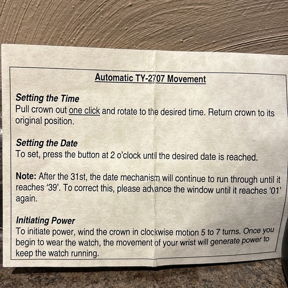 Wohler Gents Jonas Automatic Multi-Function Black Leather Strap/Red Dial.  New - Picture 5 of 5